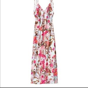Victoria’s Secret floral midi slip dress - XS